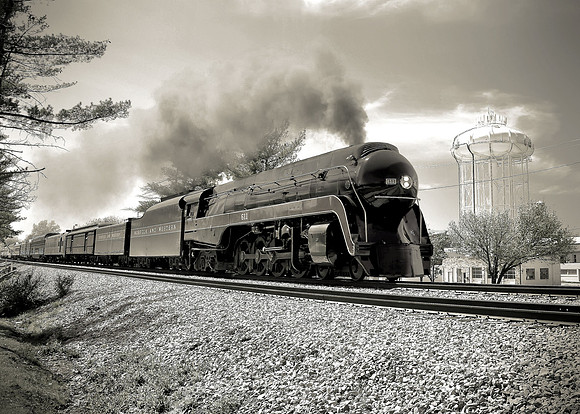 N&W 611 Sepia